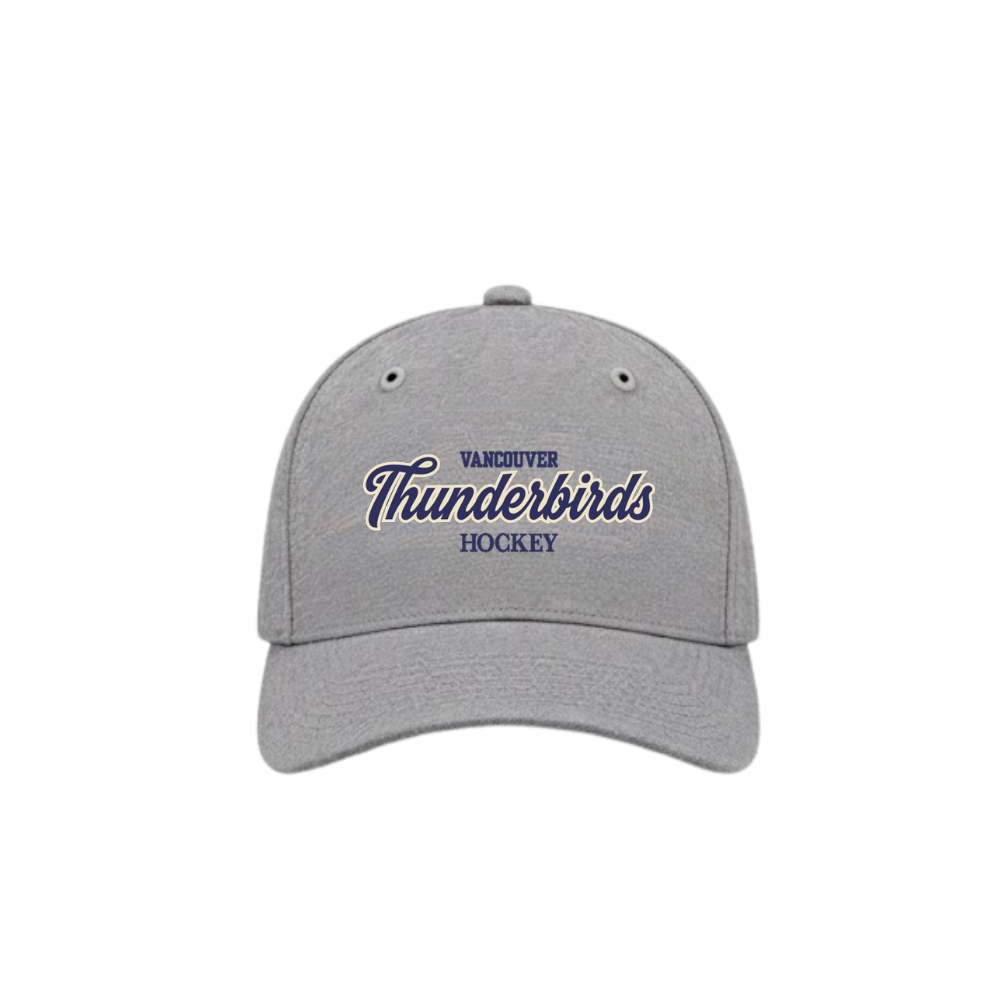 T-Birds H08200 Snapback Cotton Twill Hat - Handwriting Logo