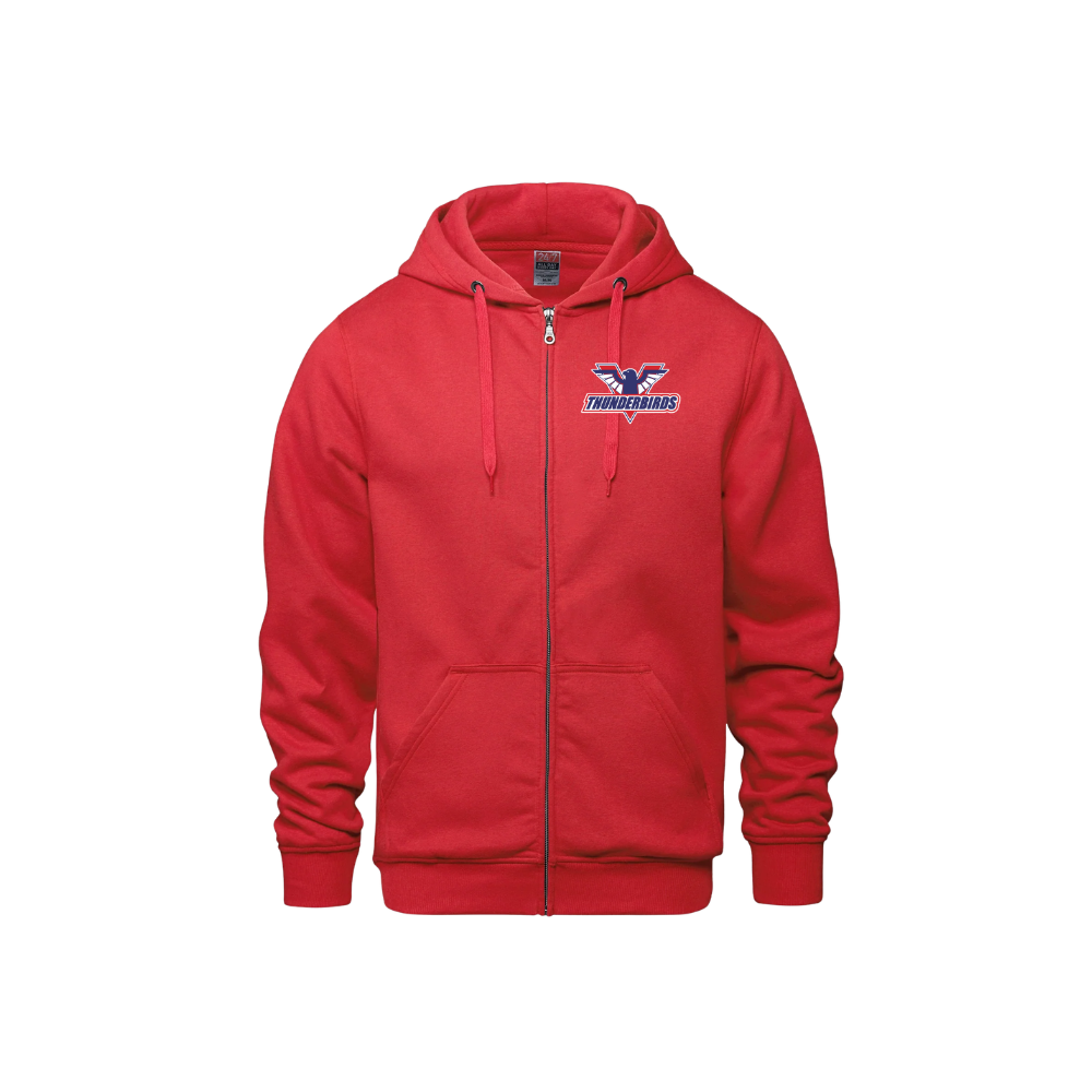 T-Birds CX2 Zip Hoodie - Embroidered Association Logo - Adult