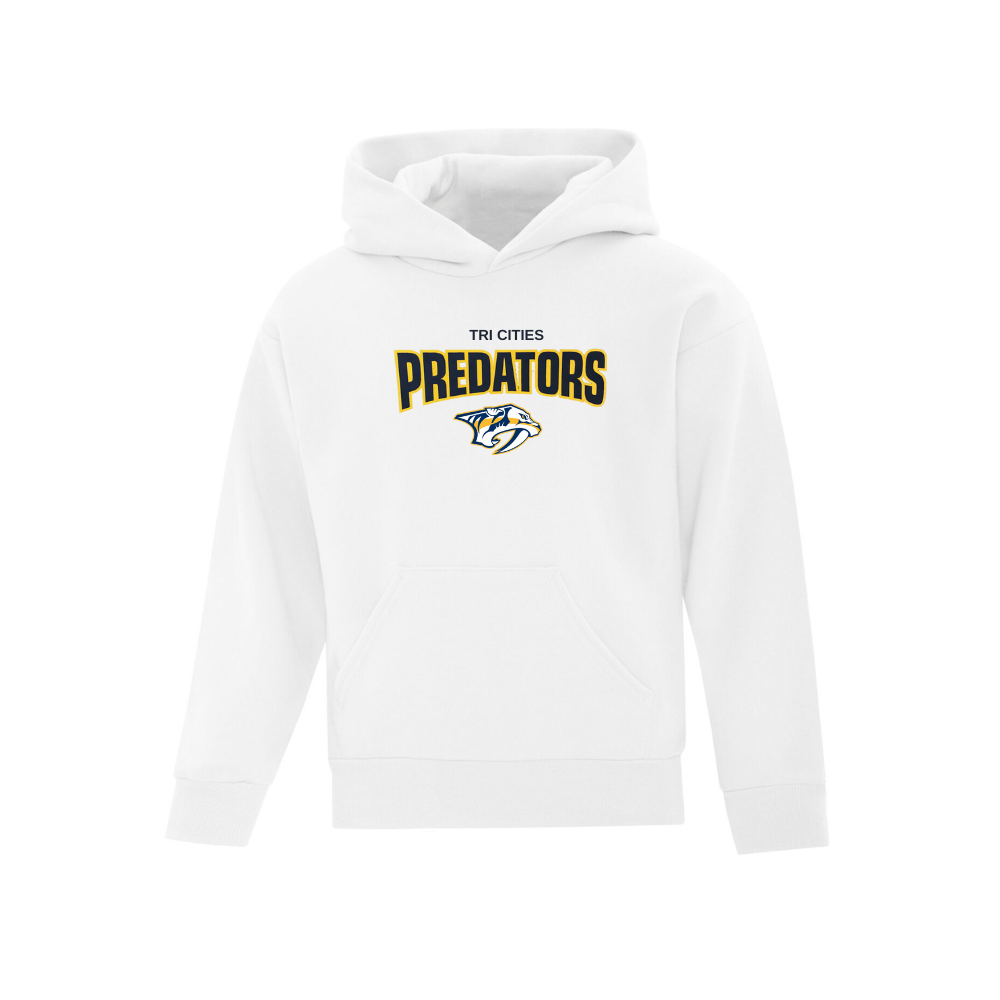 Predators 2023 Curved Logo Hoodie - Youth