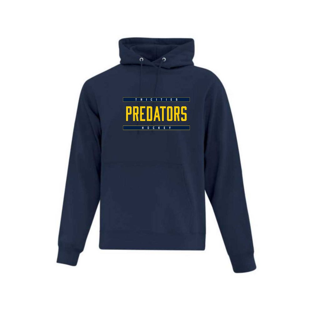 Predators Block Applique Logo Hoodie - Adult