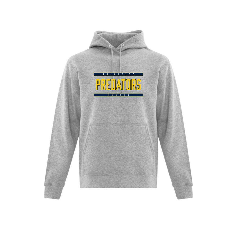 Predators Block Applique Logo Hoodie - Adult