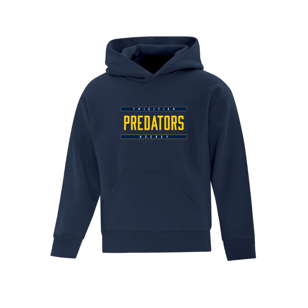 Predators Block Applique Logo Hoodie - Youth
