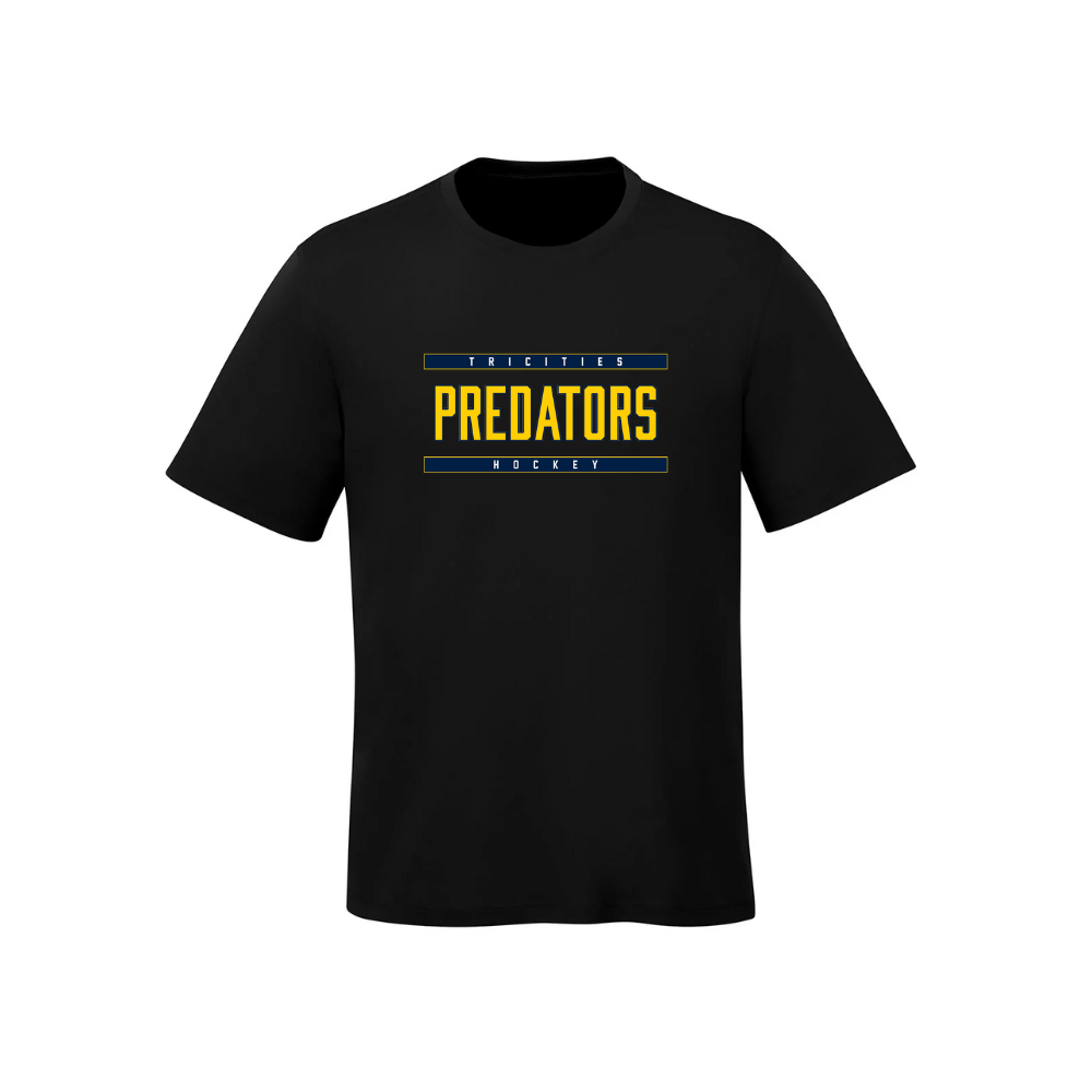Predators Block Logo Short Sleeve Dryfit - Adult