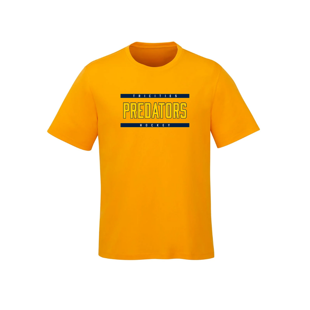 Predators Block Logo Short Sleeve Dryfit - Adult