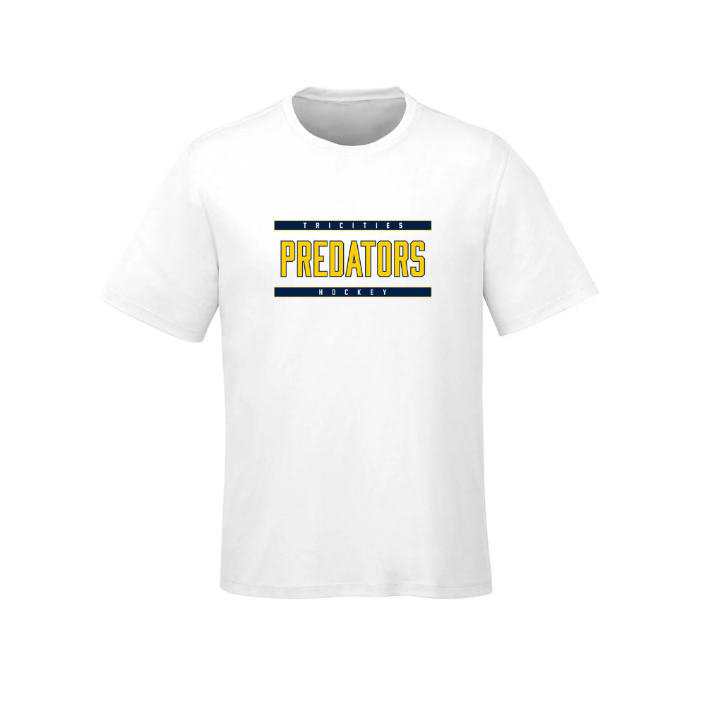 Predators Block Logo Short Sleeve Dryfit - Adult