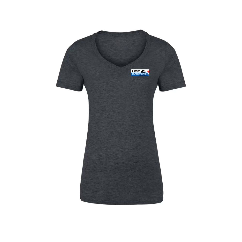 UBC Masters Swim Club Ladies V-Neck T-shirt