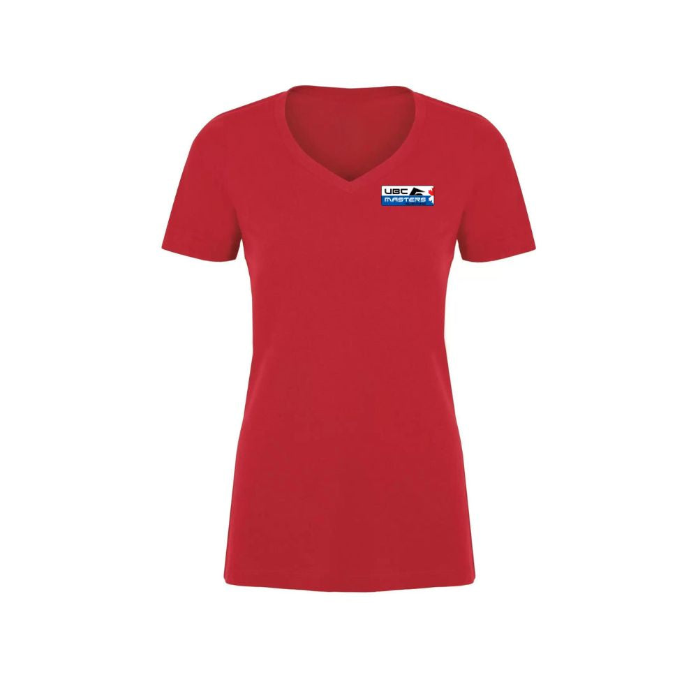 UBC Masters Swim Club Ladies V-Neck T-shirt