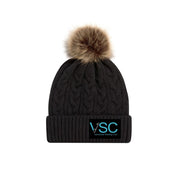 Vancouver Skating Club Faux Fur Pom Toque