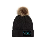 Vancouver Skating Club Faux Fur Pom Toque