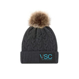 Vancouver Skating Club Faux Fur Pom Toque