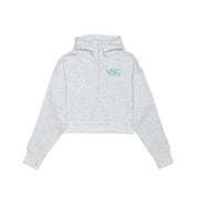 Vancouver Skating Club Drop Shoulder 1/2 Zip Cropped Hoodie