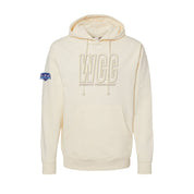 West Coast Classic Tone on Tone Embroidered Outline Hoodie - Unisex
