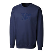 West Coast Classic Tone on Tone Embroidered Outline Sweatshirt - Unisex