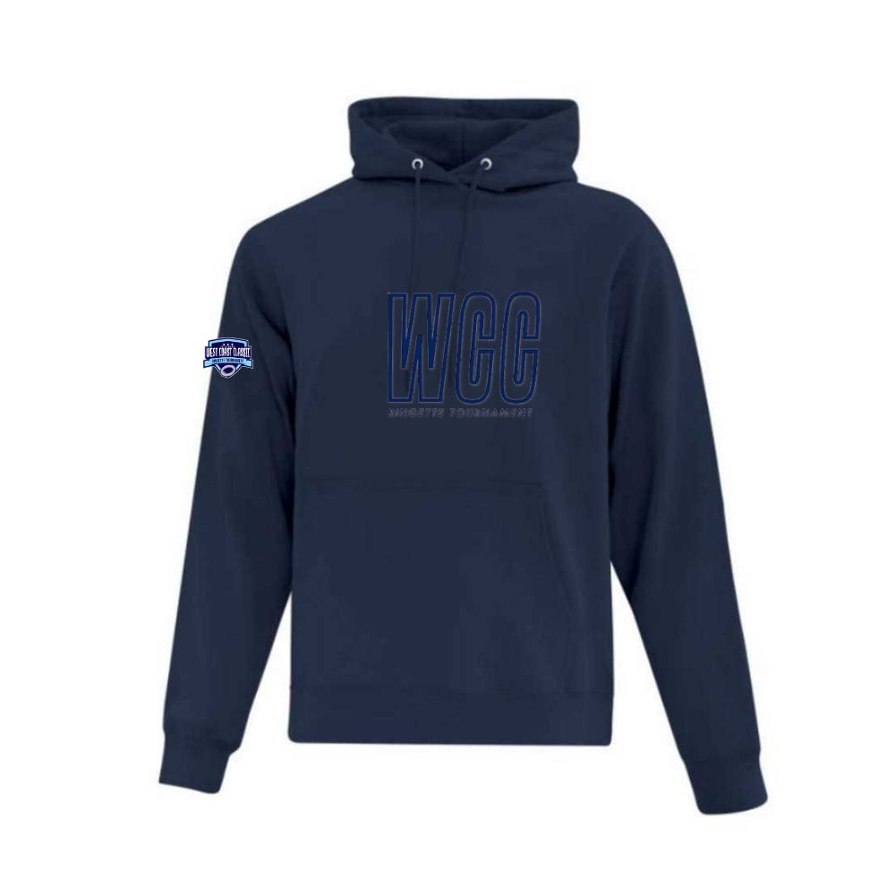 West Coast Classic Tone on Tone Embroidered Outline Hoodie - Unisex