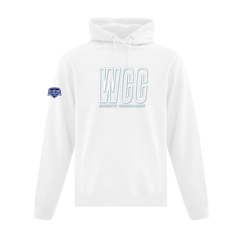 West Coast Classic Tone on Tone Embroidered Outline Hoodie - Unisex