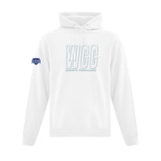 West Coast Classic Tone on Tone Embroidered Outline Hoodie - Unisex