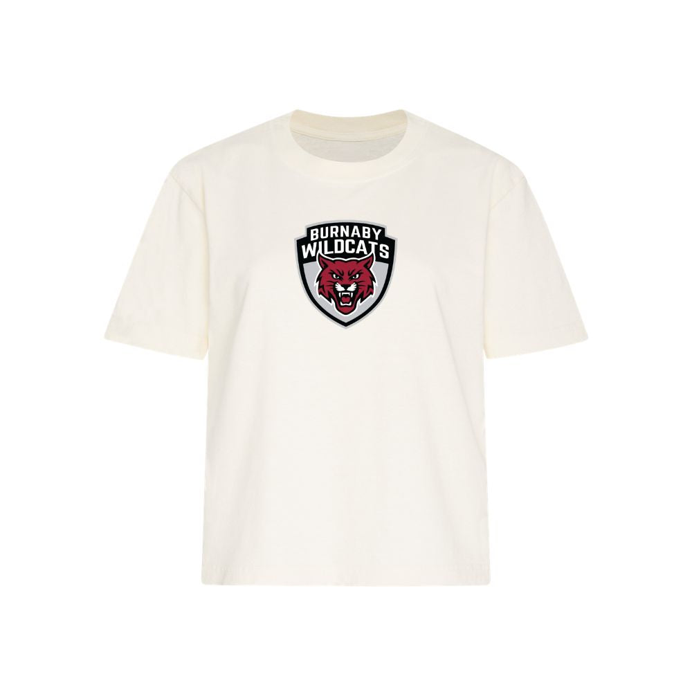 Wildcats Heavyweight Ladies Boxy Tee
