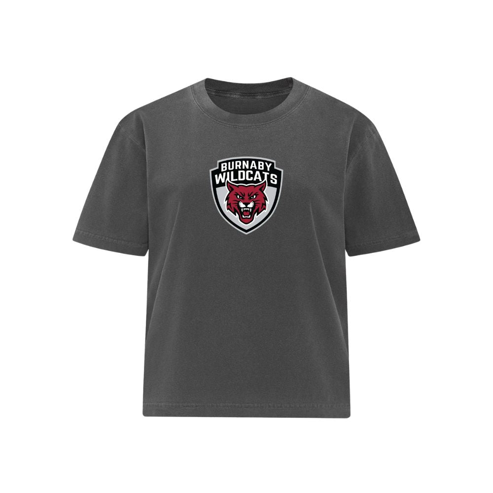 Wildcats Heavyweight Ladies Boxy Tee