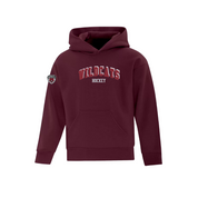 Wildcats Felt Applique Logo Hoodie - Youth