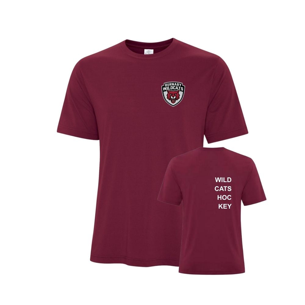 Wildcats Left Chest Logo Dryfit - Youth