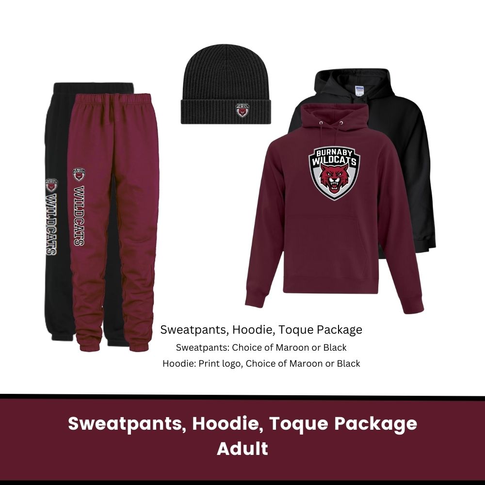 Wildcats Hoodie, Sweatpants, Toque Package - Adult