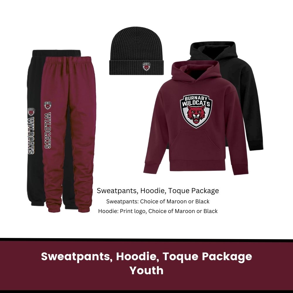 Wildcats Hoodie, Sweatpants, Toque Package - Youth