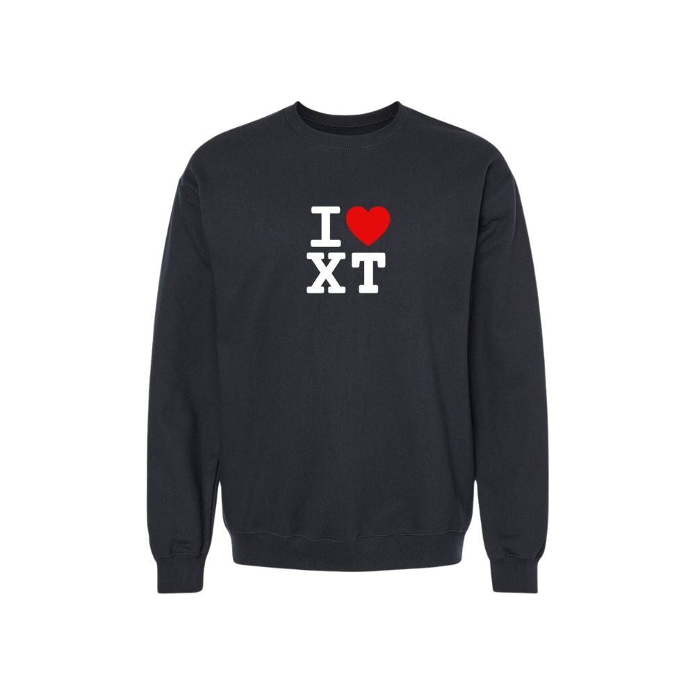 I Heart XL Pressed Logo Crewneck Sweatshirt - Adult