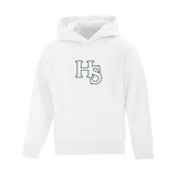 HS Softball Applique HS Logo Hoodie - Youth