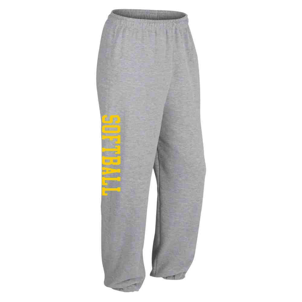 Softball Sweatpants - Athletic Grey - Adult