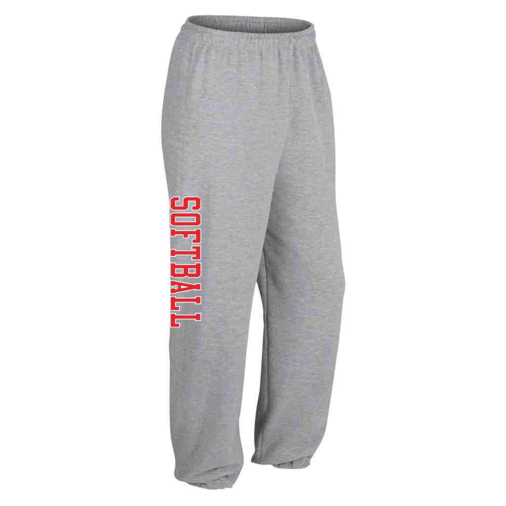 Softball Sweatpants - Athletic Grey - Adult – Real Hip Clothing