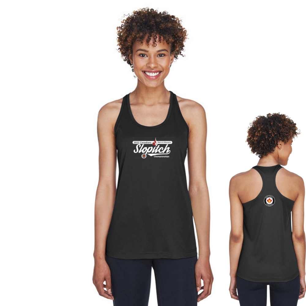 Slopitch Championships Ladies Dryfit Raceback Tank