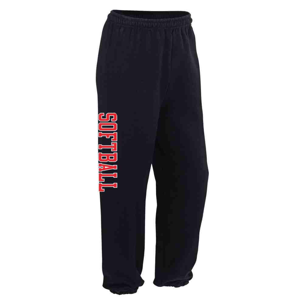Softball Sweatpants - Black - Youth