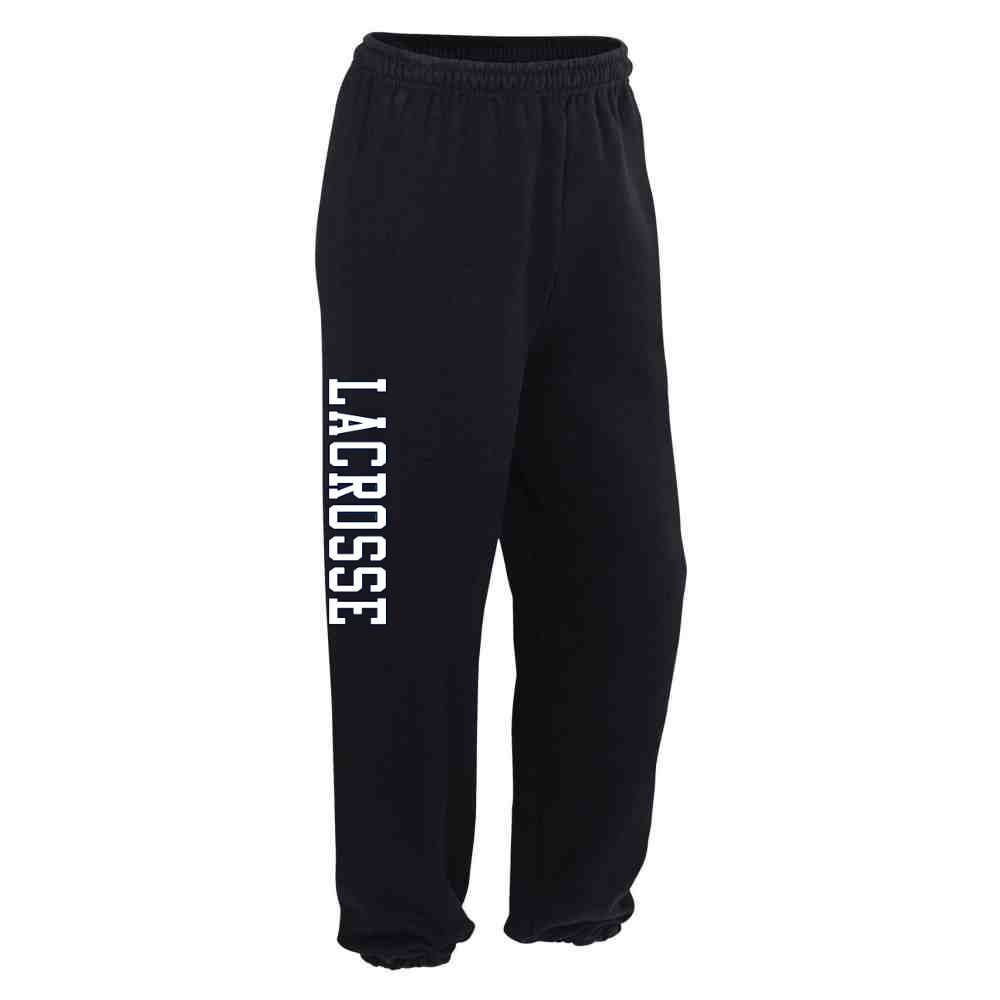 Black Lacrosse Sweatpants - Adult