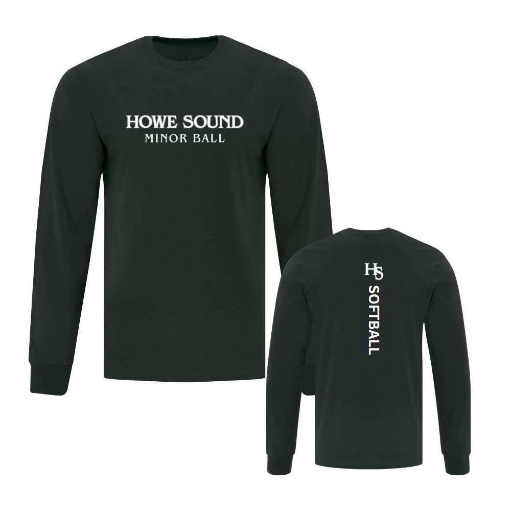 HS Softball Long Sleeve Tshirt - Adult