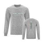 HS Softball Full Front & Back Logo Long Sleeve Tshirt - Youth