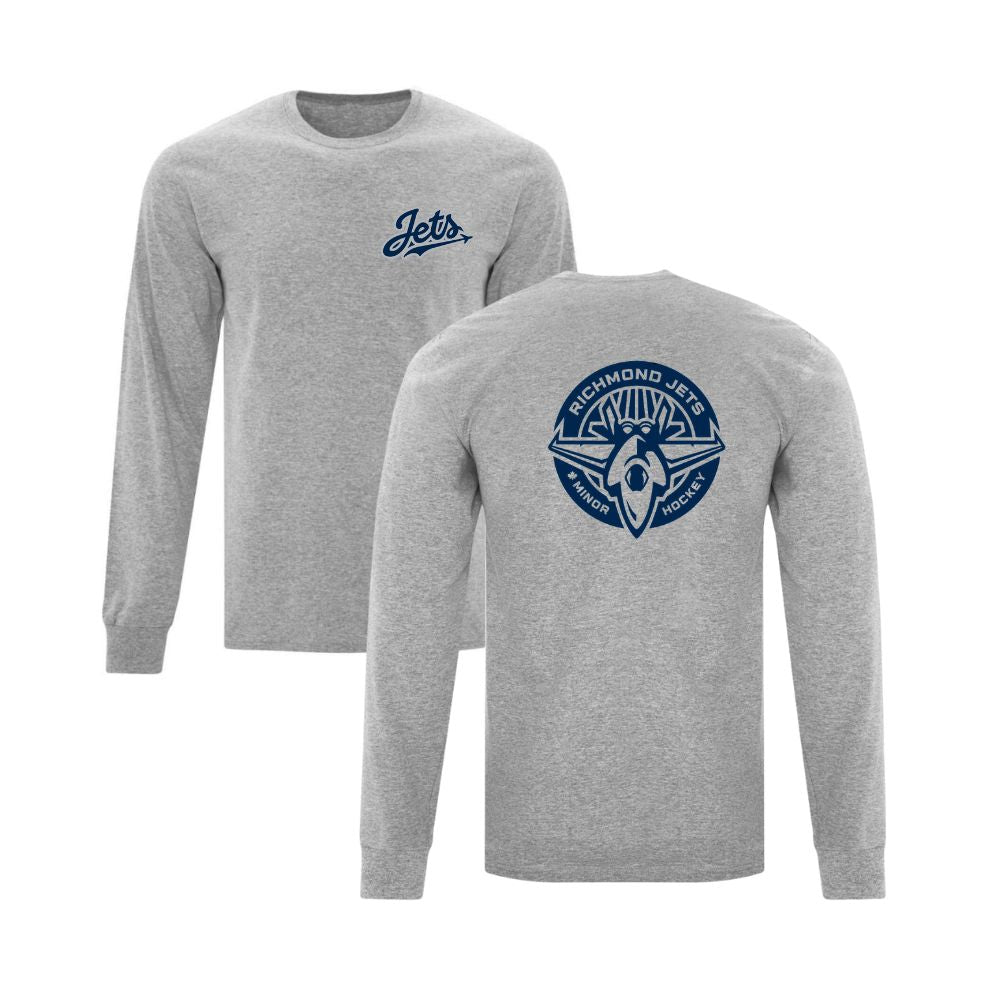 Jets Long Sleeve Graphics Tee   - Youth