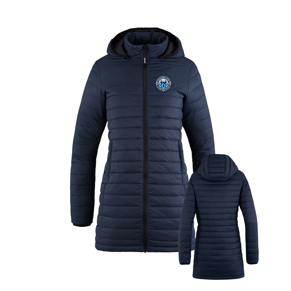 Jets Ladies Long Puffy Jacket