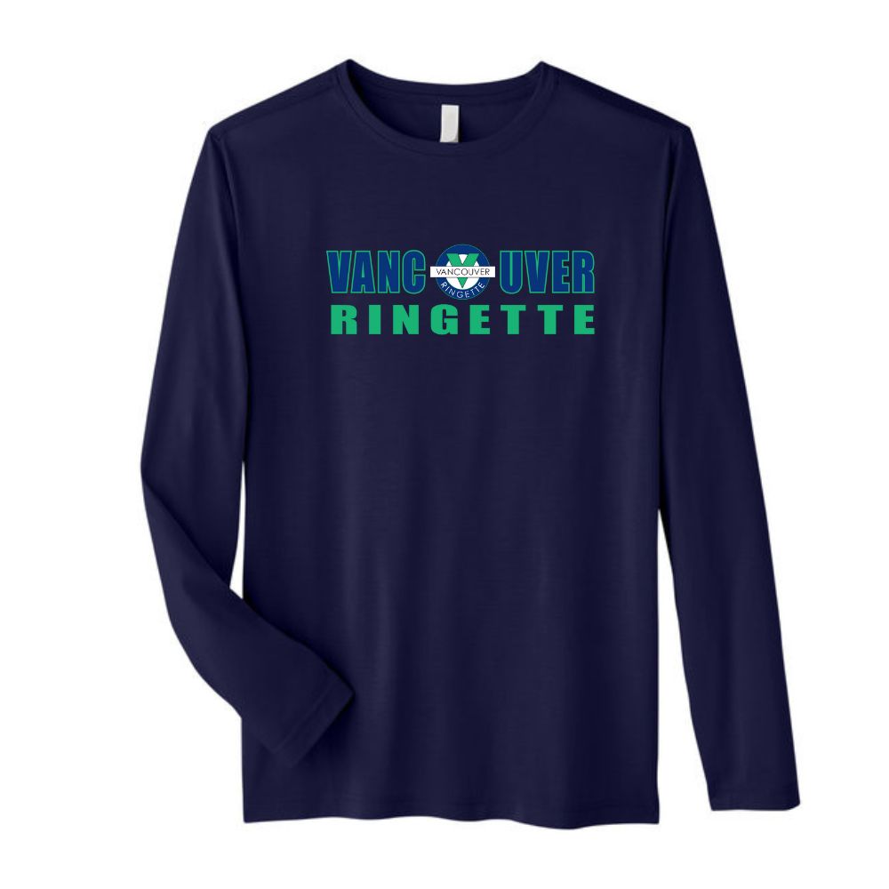 Vancouver Ringette Long Sleeve Dryfit Tshirt - Adult