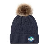 Vancouver Ringette Faux Fur Pom Toque