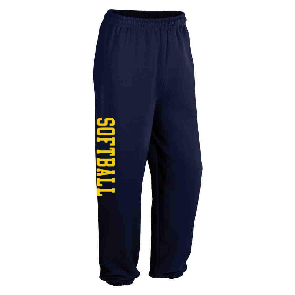 Softball Sweatpants - Navy - Youth
