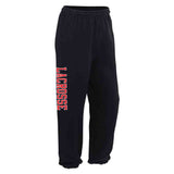 Navy Lacrosse Sweatpants - Youth