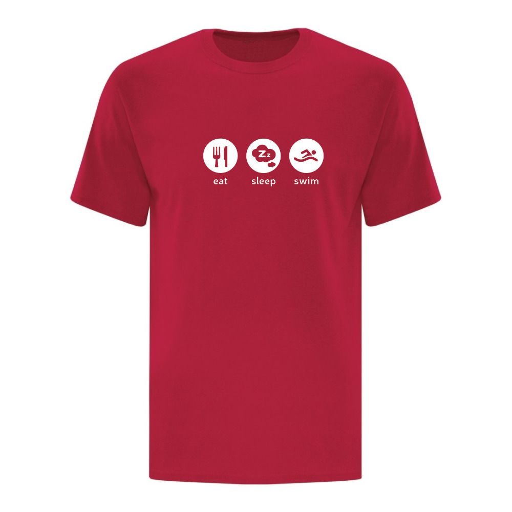 PMA Eat, Sleep, Swim Tee - Adult