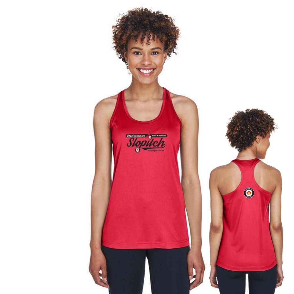 Slopitch Championships Ladies Dryfit Raceback Tank