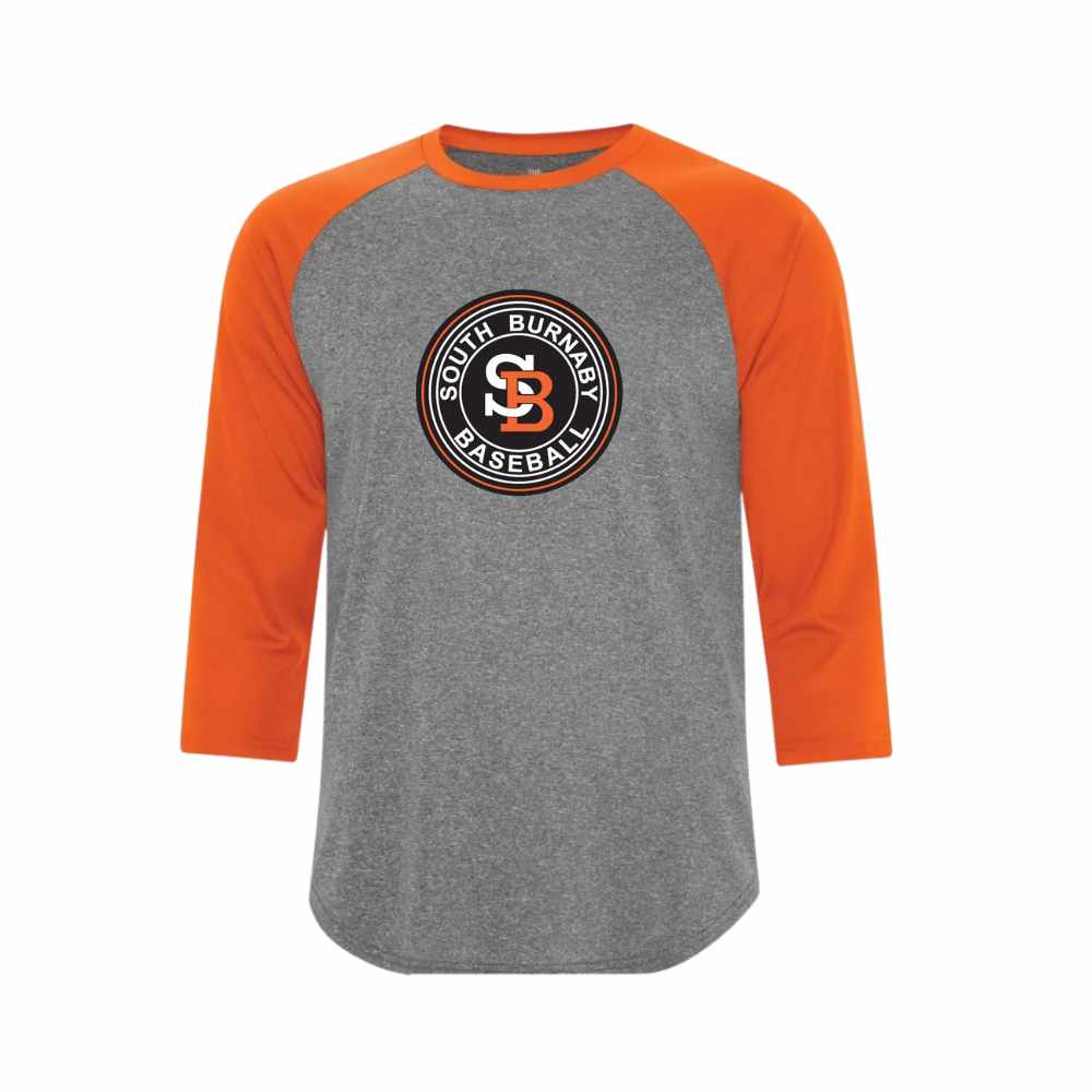 South Burnaby Dryfit Baseball Tee - Adult