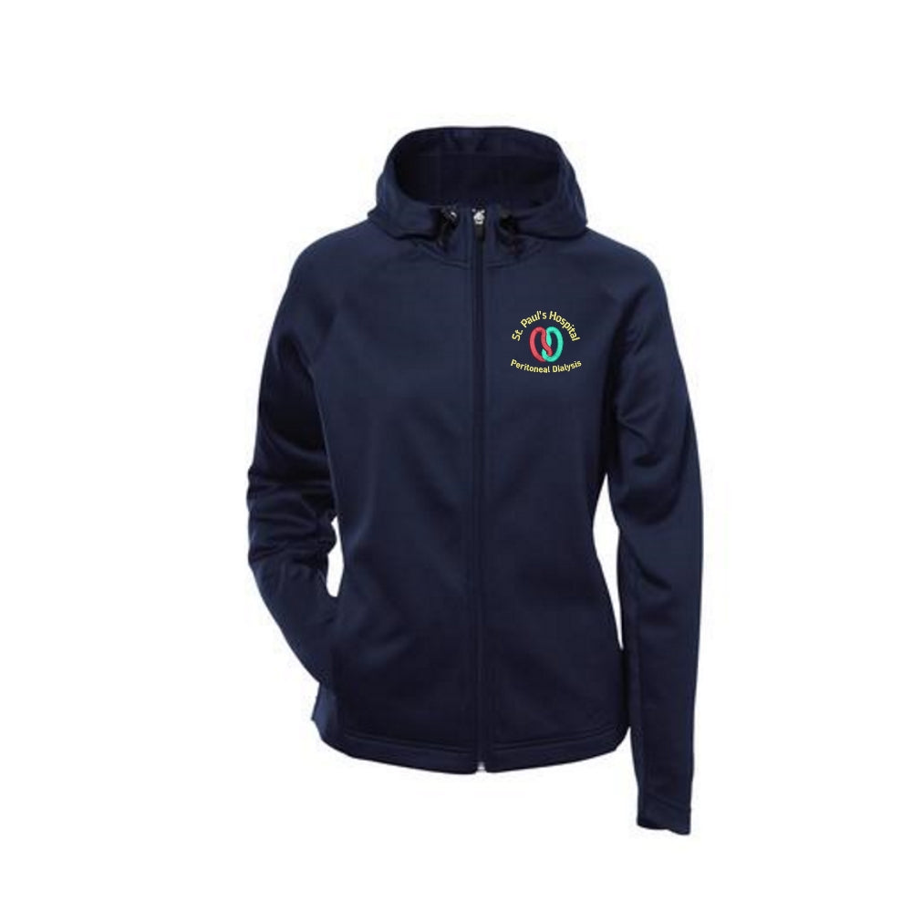 St. Paul's Peritoneal Dialysis Fleece Hooded Jacket - Ladies