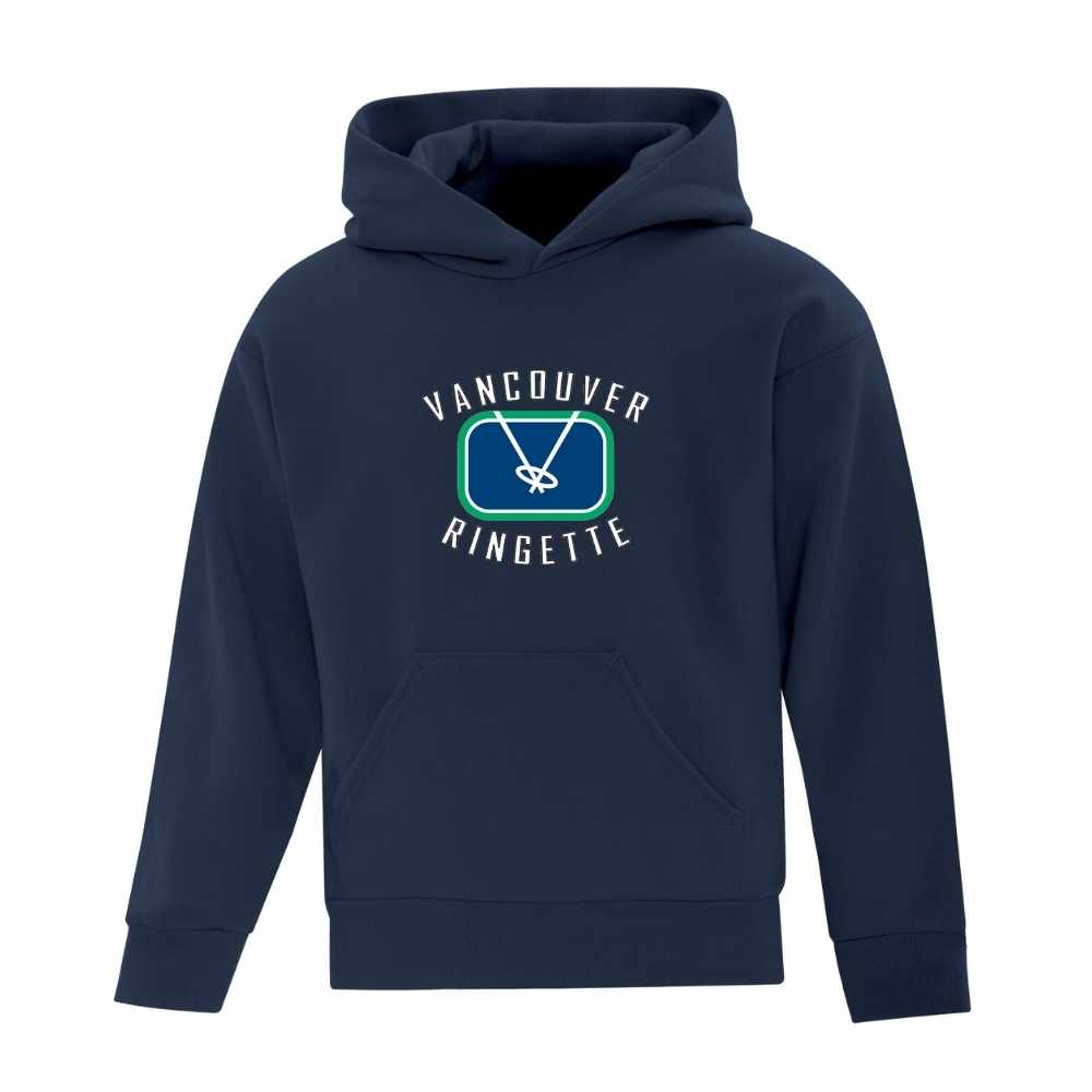 Vancouver Ringette Applique Rink Logo Hoodie - Youth