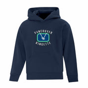 Vancouver Ringette Applique Rink Logo Hoodie - Youth