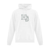HS Softball Applique HS Logo Hoodie - Adult