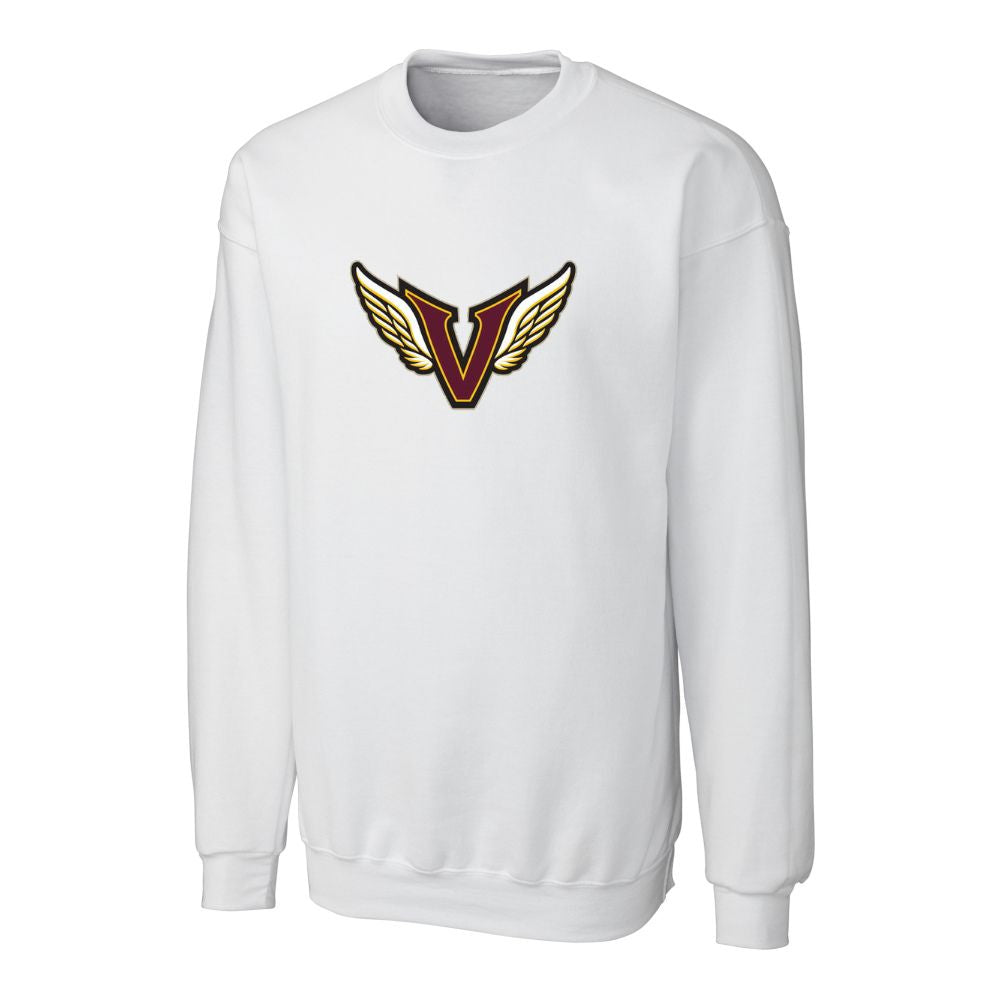 Angels Crewneck Sweatshirt with Applique Logo - Unisex