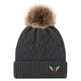 Angels Pom Toque with Faux Fur Pom